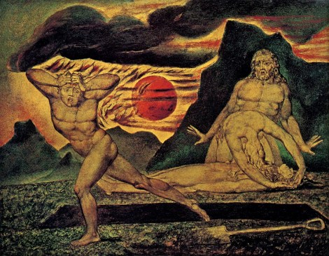 Cain Fleeing AbelWilliam Blake, 1826