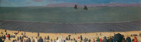 Plage honfleur vallotton