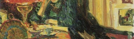 Leo Gestel - Reading woman in interior , 1908.