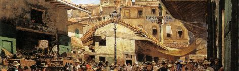 Telemaco_Signorini,_Mercato_Vecchio_a_Firenze_1882-83