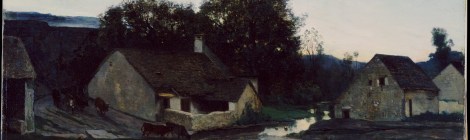 The Hamlet of Optevoz (c. 1852) daubigny